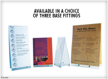 Easy to Clean Menus with available in a variety of sizes colours