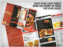 Eight Good sized panels gives you plenty of space for your dishes